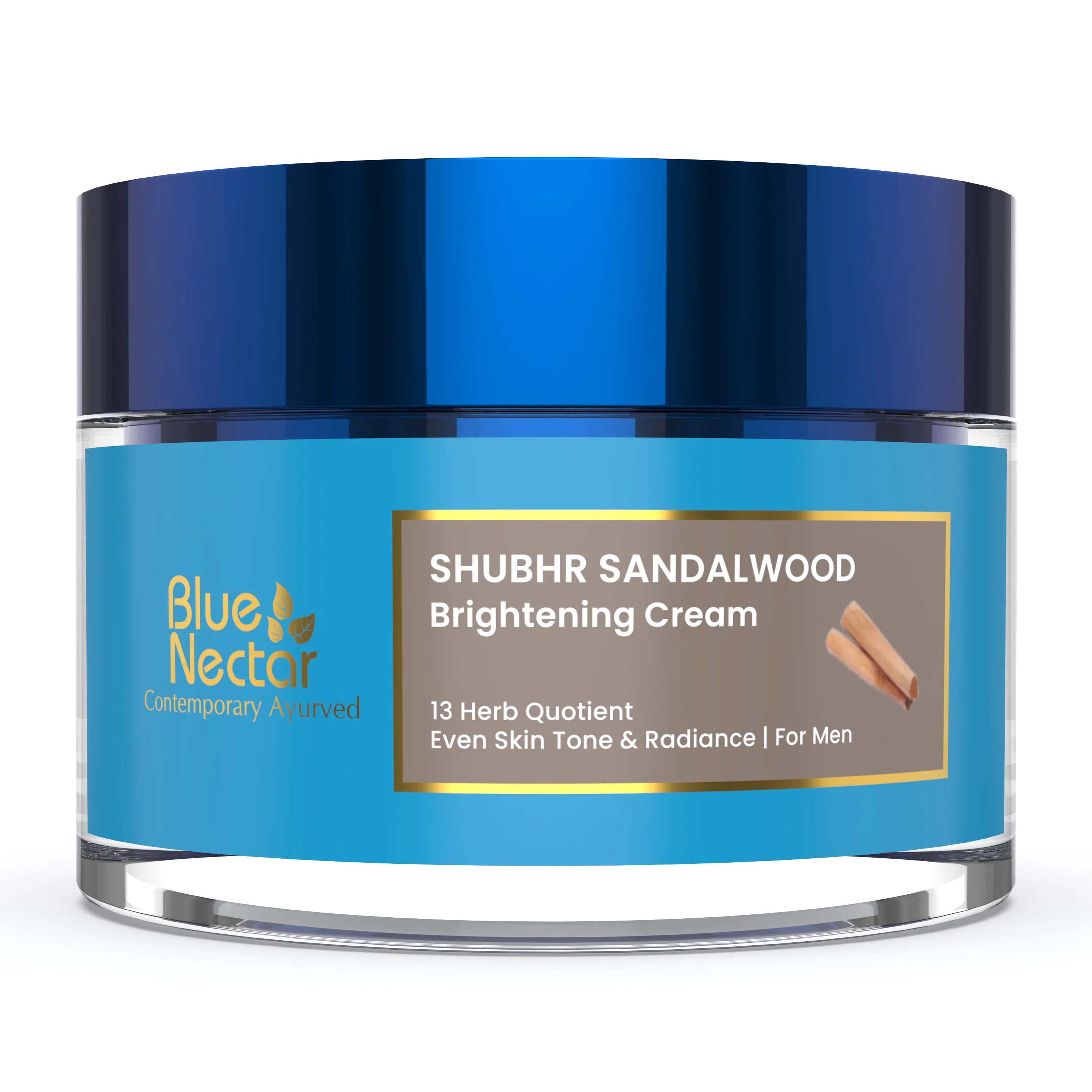 Shubhr Sandalwood Brightening Cream for Men Even Skin Tone Radiance