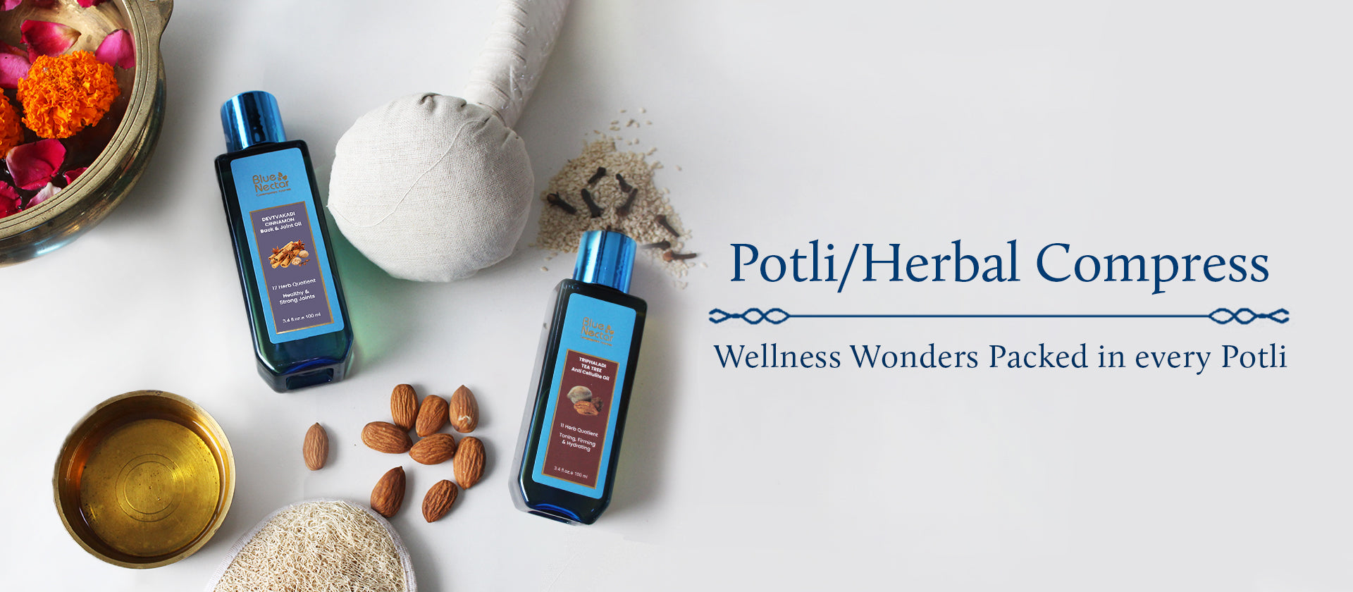  Potli/Herbal Compress for body pain and body toning.