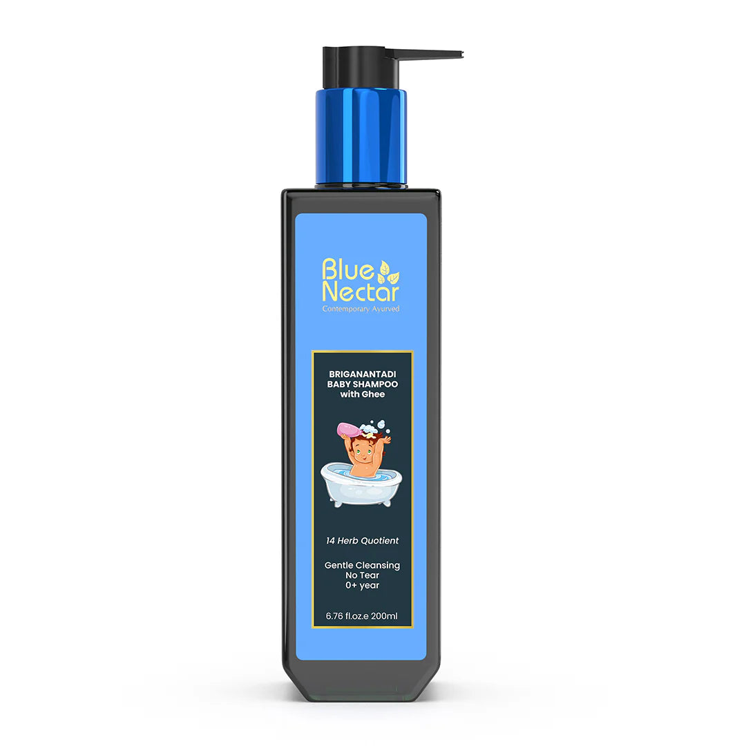 Niraa Baby Shampoo with Natural Ghee for Gentle Cleansing | No Tear Formula.