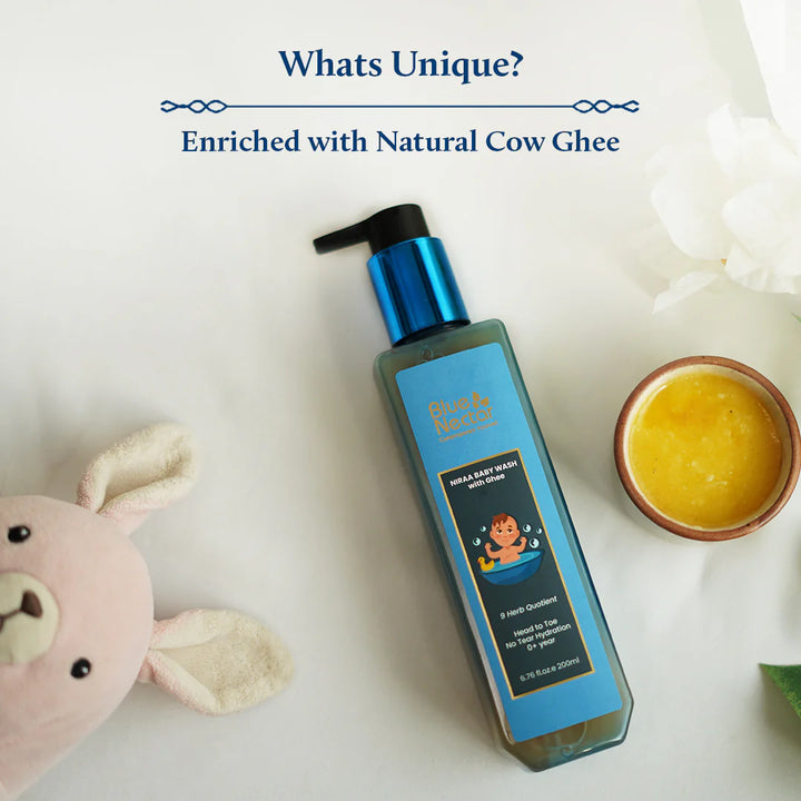 Baby body wash with 100% organic ingredients.