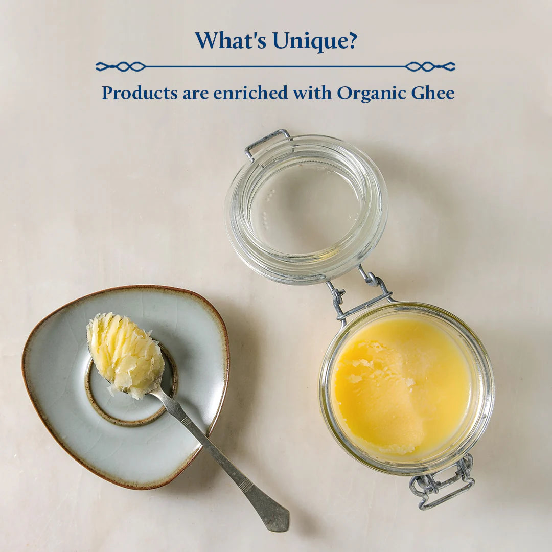 Baby products with organic ghee