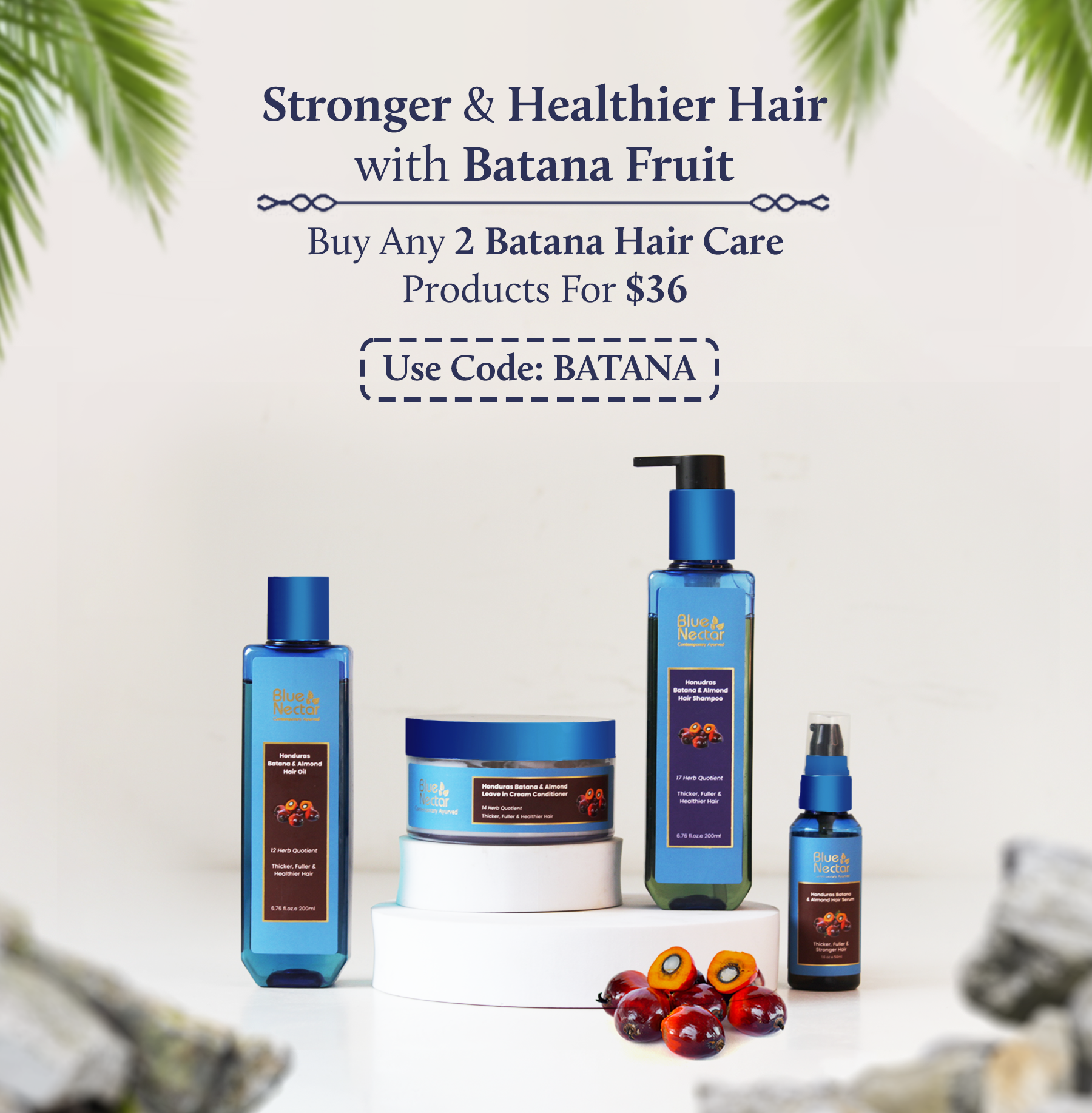 Batana Hair care range with batana oil.