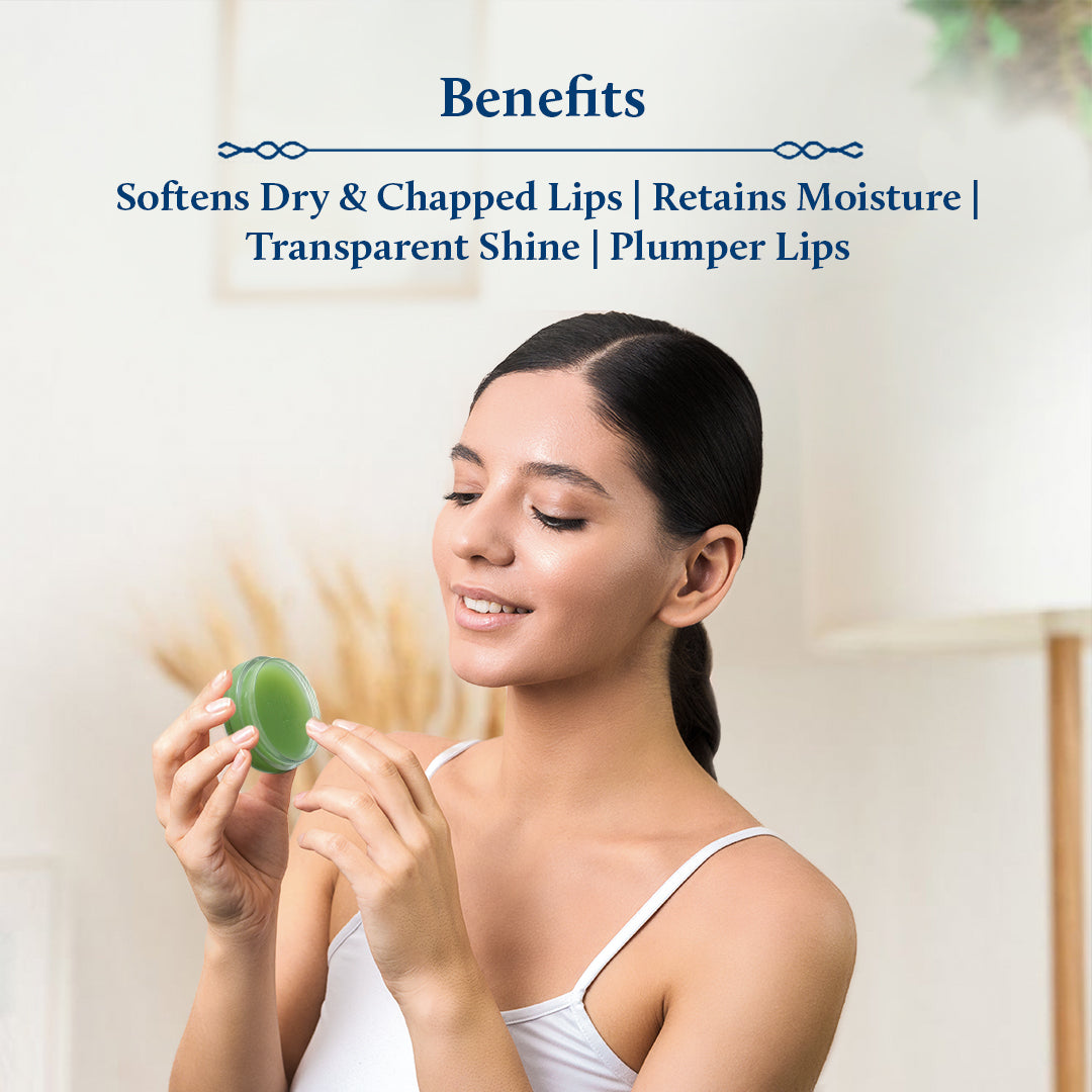 Blue Nectar Lip Balm treats dry & chapped lips, retains moisture, and gives plumper lips.