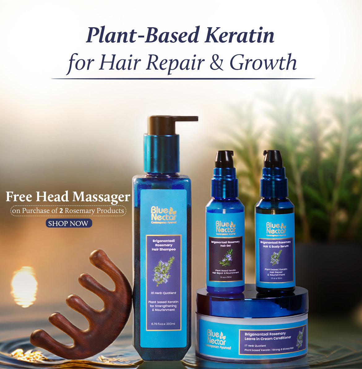 get free head massager with rosemary hair products