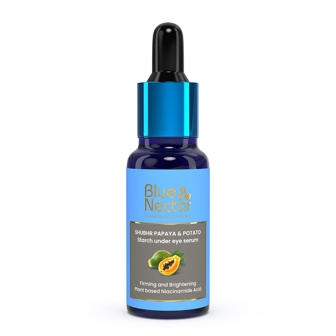 Papaya niacinamide eye serum for dark under eyes.