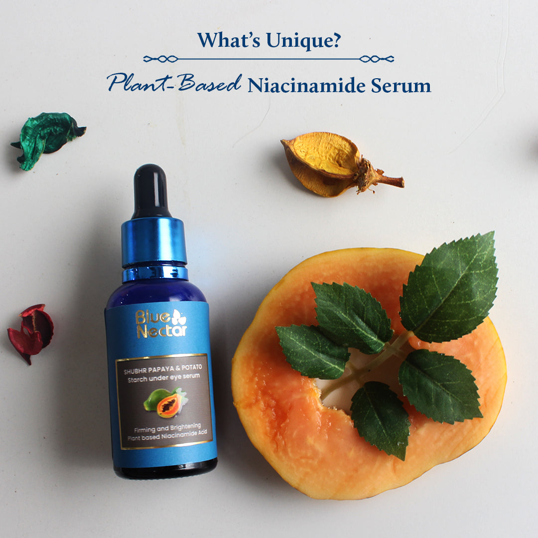 Papaya niacinamide eye serum for dark under eyes.