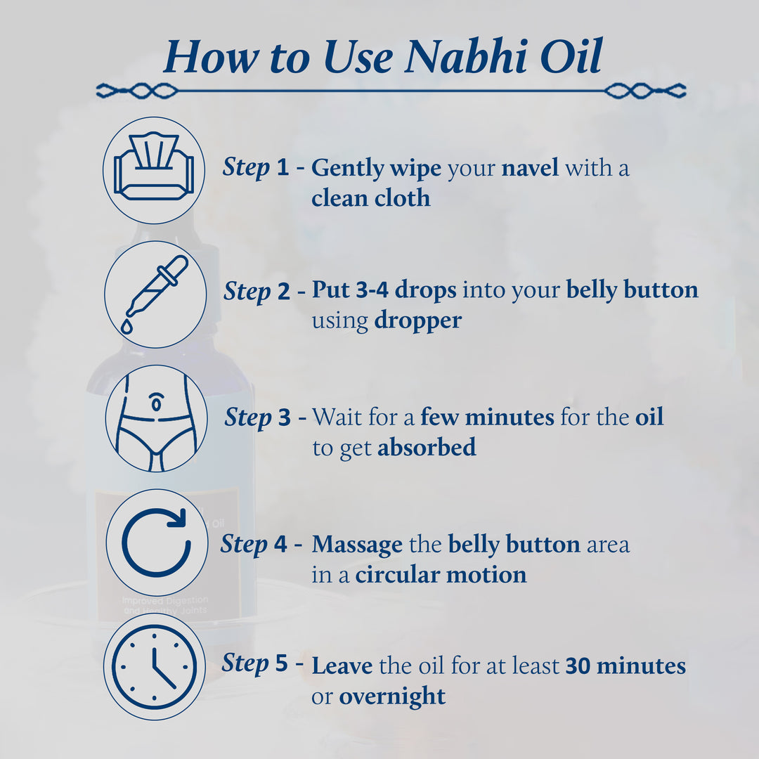 How to use belly button oil?