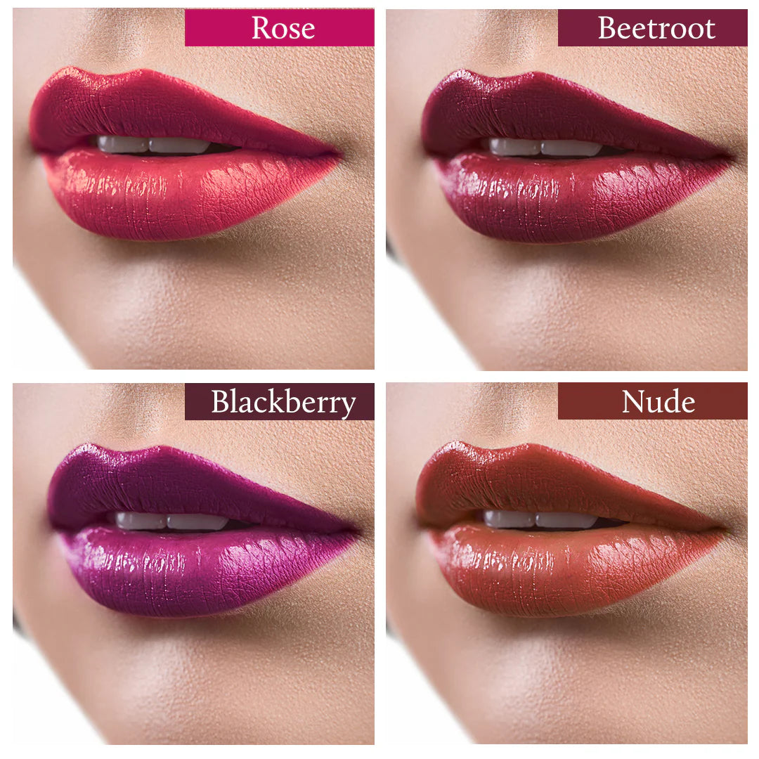 Lips & Cheek tints in different shades.