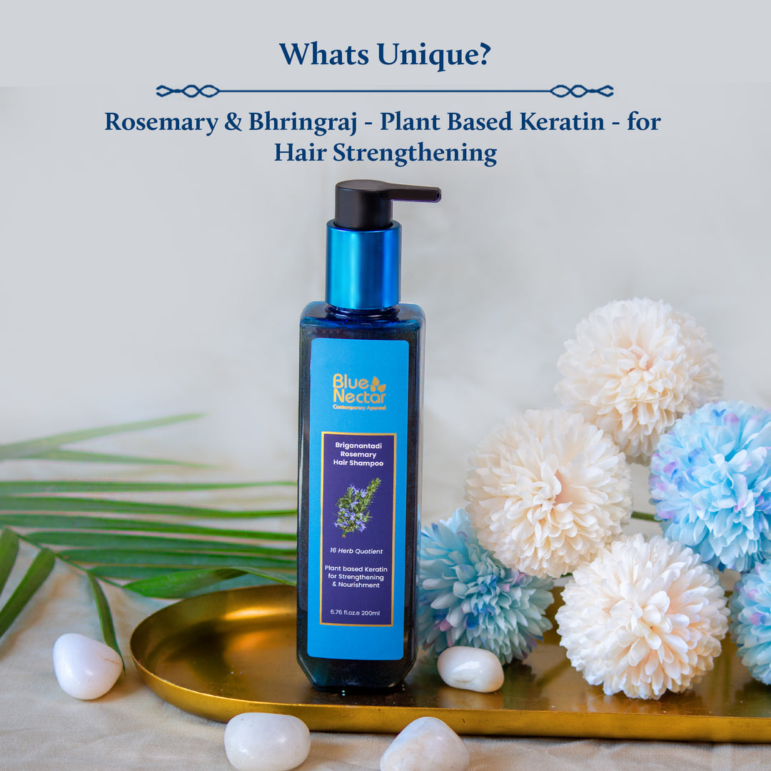 Rosemary shampoo with plant based keratin